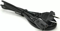 Мережевий кабель PC-184 / 2 A-C13 2 pin 0.5mm 1.2M Black Voltronic - мініатюра 3