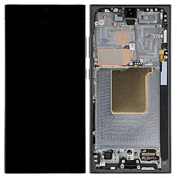 Дисплей Samsung Galaxy S24 Ultra S928 с тачскрином и рамкой, сервисный оригинал, Titanium Black