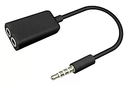 Аудио разветвитель EasyLife mini Jack 3.5mm M/2xF black