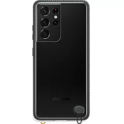 Чохол Samsung Clear Protective Cover G998 Galaxy S21 Ultra Black (EF-GG998CBEGRU)