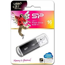 Флешка Silicon Power Blaze B02 USB 3.1 16Gb Black (SP016GBUF3B02V1K) - мініатюра 5