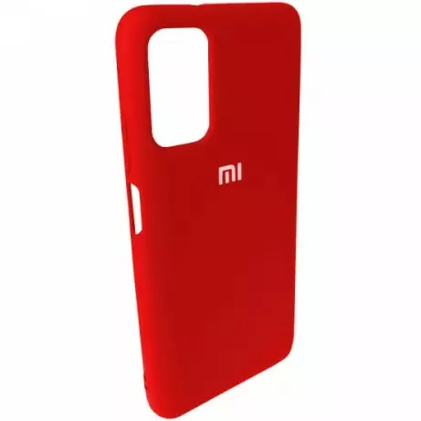 Чехол Silicone Case Full для Xiaomi Redmi Note 10, Note 10s Red - фото 1