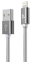 Кабель Hoco X2 Rapid Braided Charging USB-A - Lightning 12w 2.4a 1м cable tarnish - фото Кабель Hoco X2 Rapid Braided Charging USB-A - Lightning 12w 2.4a 1м cable tarnish
