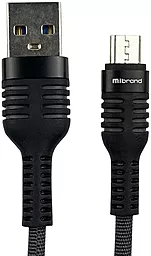 Кабель USB Mibrand MI-13 Feng 10W 2A Micro USB Cable Black/Grey