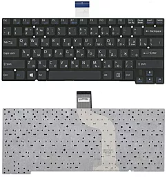 Клавіатура для ноутбуку Sony Vaio Ultrabook SVT14 без рамки 006628 чорна