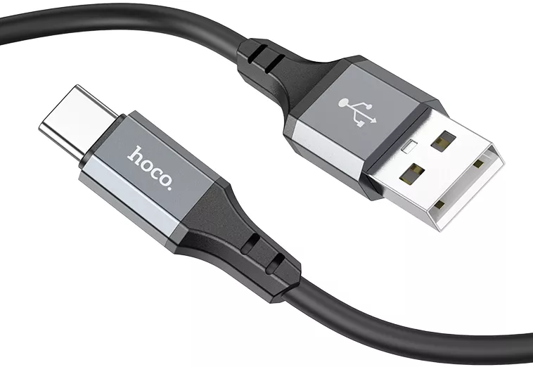 Кабель Hoco X92 USB-A - Type-C 15w 3a 3м cable Black - фото 2