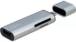 Кардридер Argus USB2.0, USB Type C/ USB 3.0 Type A Male/ Micro USB 2.0 (OTG) (V15-3.0)