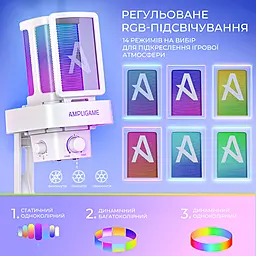 Мікрофон Fifine Q8PRO White (Q8PROW) - мініатюра 12 Мікрофон Fifine Q8PRO White (Q8PROW) - мініатюра 12