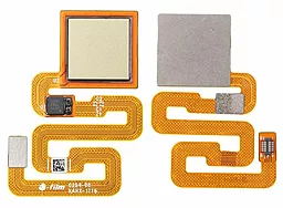 Шлейф Xiaomi Redmi 4X со сканером отпечатка пальца, Original Gold - фото Шлейф Xiaomi Redmi 4X со сканером отпечатка пальца, Original Gold