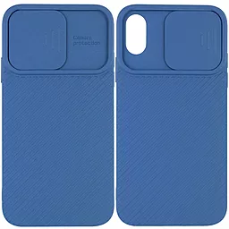 Чехол Epik Camshield Square Apple iPhone X, iPhone XS Blue