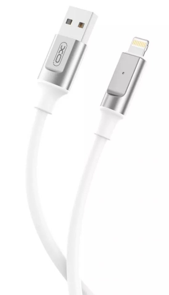 Кабель XO NB251 USB-A - Lightning 12w 6a 1м cable White - фото 2