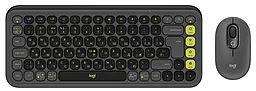 Комплект (клавиатура+мышка) Logitech POP Icon Combo Graphite (920-013156) - фото Комплект (клавиатура+мышка) Logitech POP Icon Combo Graphite (920-013156)