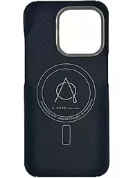 Чехол A-Case Kevlar Case для Apple iPhone 15 Pro Max Black - миниатюра 3