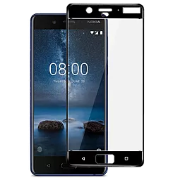 Защитное стекло 1TOUCH Full Glue Nokia 8 2017 Black