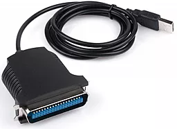 Шлейф (Кабель) Vinga USB To LPT Black (USBLPT01-1.2) - мініатюра 3