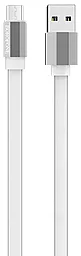 Кабель Borofone BU8 Glory USB-A - micro USB 12w 2.4a 1.2м cable White