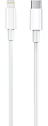 Кабель Remax Armor USB Type-C - Lightning 18w 3a 1м PD сable White (RC-135L)