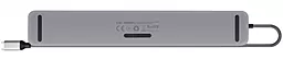 Мультипортовый USB Type-C хаб REAL-EL CQ-1000 MultiHUB Grey (EL123110005) - миниатюра 5
