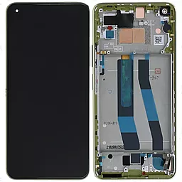 Дисплей Xiaomi 11 Lite 5G NE с тачскрином и рамкой, оригинал, Yellow