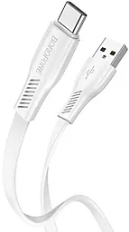 Кабель Borofone BX85 Auspicious USB-A - Type-C 15w 3a 1м cable White - фото Кабель Borofone BX85 Auspicious USB-A - Type-C 15w 3a 1м cable White