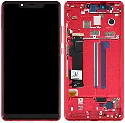 Дисплей Xiaomi Mi 8 SE с тачскрином и рамкой, оригинал, Red
