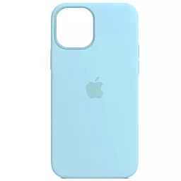 Чехол Silicone Case Full для Apple iPhone 14 Pro Max Ice aquamarine