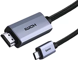 Видеокабель Baseus HDMI - USB Type-C 4K Adapter 1м Black (WKGQ010001)