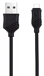 Кабель Hoco X6 KHAKI USB-A - micro USB 12w 2.4a 1м cable Black - фото Кабель Hoco X6 KHAKI USB-A - micro USB 12w 2.4a 1м cable Black