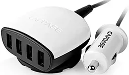 Автомобільний зарядний пристрій Capdase Quartet USB Car Charger Boosta Z4 (6.2 A) White (CA00-7B02)
