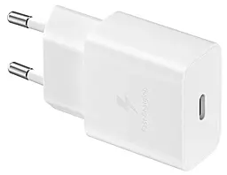 Сетевое зарядное устройство Samsung Original EP-T1510N 15w PD 1xUSB-C fast charger white (EP-T1510NWEGEU) - фото Сетевое зарядное устройство Samsung Original EP-T1510N 15w PD 1xUSB-C fast charger white (EP-T1510NWEGEU)