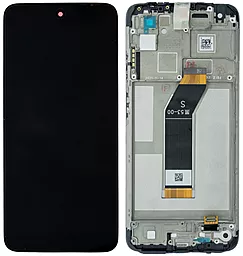 Дисплей Xiaomi Redmi 10 2022 с тачскрином и рамкой, оригинал, Black
