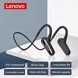 Навушники Lenovo XE06 Black - мініатюра 3