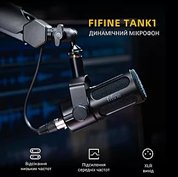Мікрофон Fifine Tank 1 Black - мініатюра 4 Мікрофон Fifine Tank 1 Black - мініатюра 4