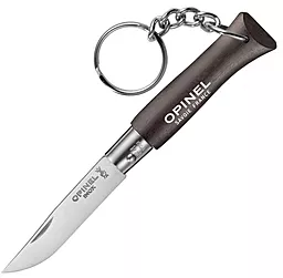 Ніж Opinel Keychain №4 (002268) Inox Коричневий - фото Ніж Opinel Keychain №4 (002268) Inox Коричневий