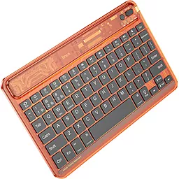 Клавиатура Hoco S55 Transparent Discovery Edition Citrus - фото Клавиатура Hoco S55 Transparent Discovery Edition Citrus