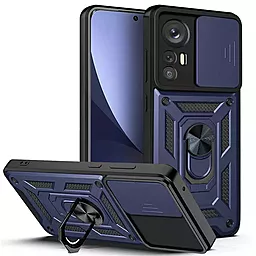 Чехол Epik Camshield Serge Ring для Xiaomi 12T / 12T Pro Blue