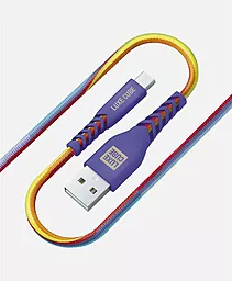 Кабель USB Luxe Cube Kevlar micro USB Cable Blue (8886668686259)