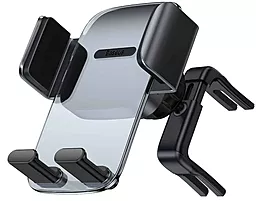 Тримач Baseus Easy Control Clamp Car Mount Holder Black (SUYK000201) - фото Тримач Baseus Easy Control Clamp Car Mount Holder Black (SUYK000201)