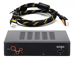 Комплект цифрового ТВ Ergo 1638 + Кабель HDMI - фото Комплект цифрового ТВ Ergo 1638 + Кабель HDMI