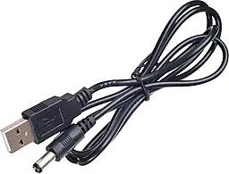 Кабель ArmorStandart USB-A - DC 5.5x2.1mm 5w 1a 1м cable Black (ARM79303) - фото Кабель ArmorStandart USB-A - DC 5.5x2.1mm 5w 1a 1м cable Black (ARM79303)