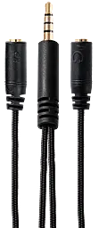 Аудио разветвитель HATOR AUX mini Jack 3.5 мм M/2xF 0.2 м black (ACC-214) - фото Аудио разветвитель HATOR AUX mini Jack 3.5 мм M/2xF 0.2 м black (ACC-214)
