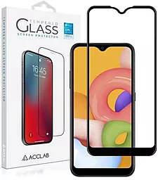 Защитное стекло ACCLAB Full Glue для Samsung Galaxy A01, Galaxy A01s Black (1283126510496)