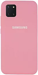 Чохол Epik Silicone Cover Full Protective (AA) Samsung N770 Galaxy Note 10 Lite Pink