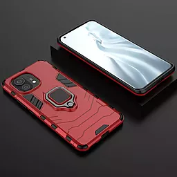Чехол Epik Transformer Ring for Magnet Xiaomi Mi 11 Dante Red - миниатюра 4