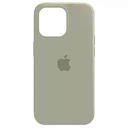 Чехол Silicone Case Full для Apple iPhone 14 Pro Max Pebble