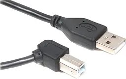 Шлейф (Кабель) Cablexpert USB2.0 A - USB В 3м (CCP-USB2-AMBM90-10) - фото Шлейф (Кабель) Cablexpert USB2.0 A - USB В 3м (CCP-USB2-AMBM90-10)