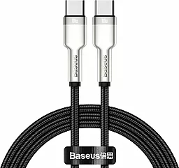 PD USB Кабель Baseus Cafule 100W USB Type-C - Type-C Cable Black (CATJK-C01)