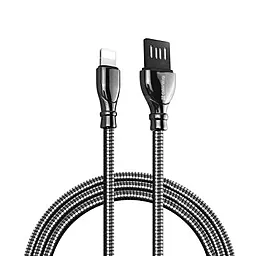 Кабель USB ColorWay Metal Lightning Cable Black (CW-CBUL013-BK)