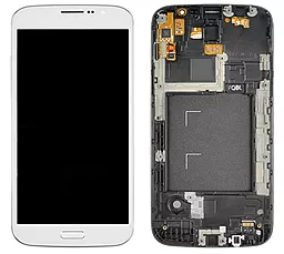 Дисплей Samsung Galaxy Mega 5.8 I9150, I9152 з тачскріном і рамкою, (TFT), White