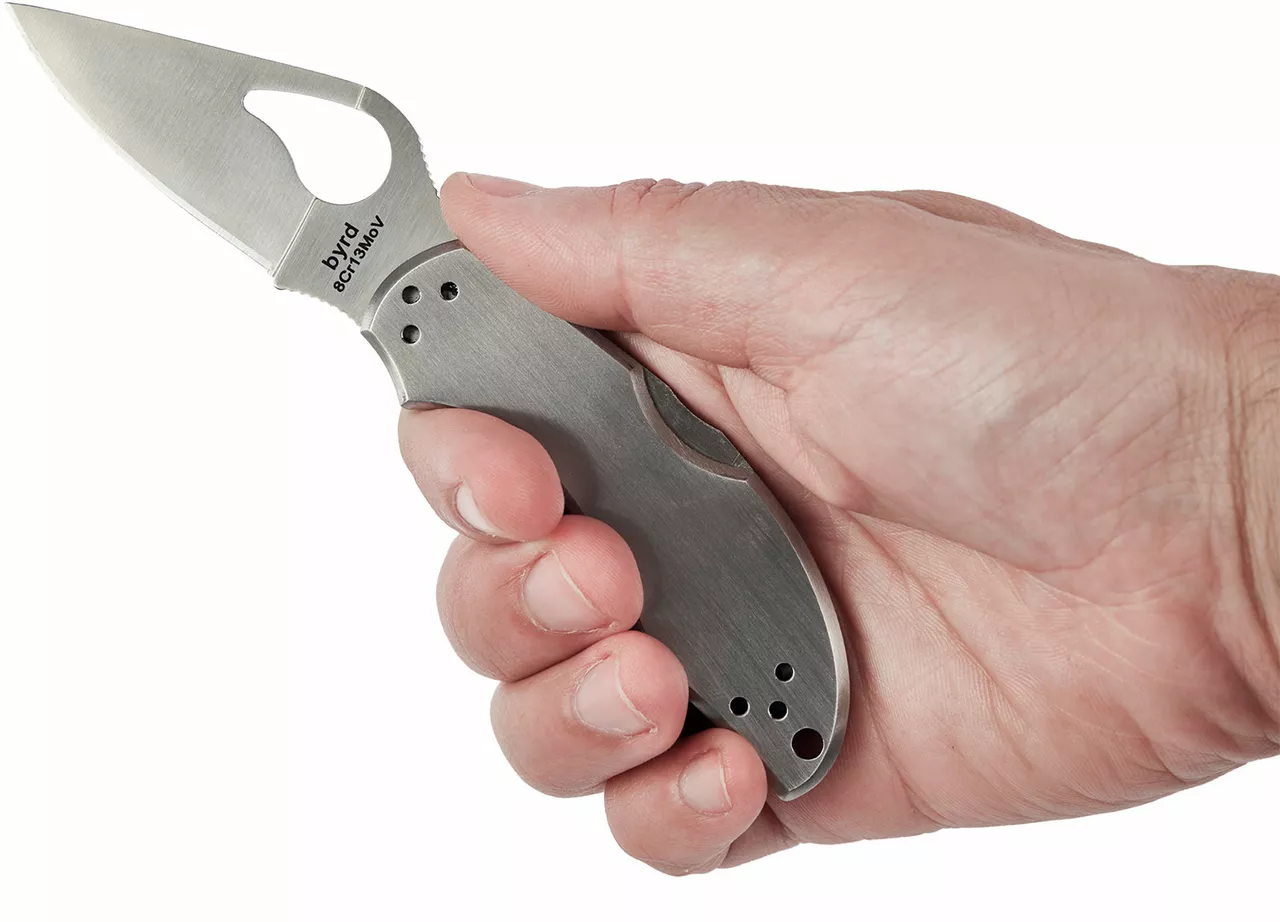 Нож Spyderco Byrd Robin 2  Gray (BY10P2) - фото 5